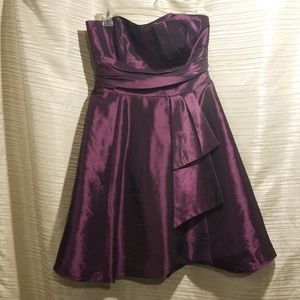 London Style Nights Purple Bridesmaid Dress